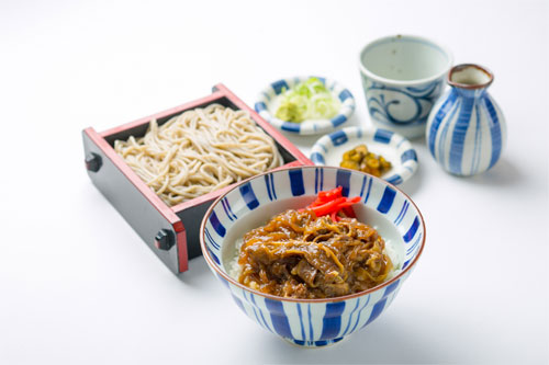 牛丼そばセット