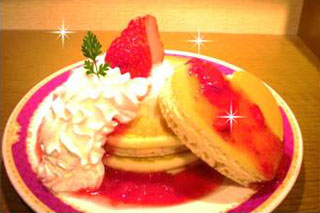 ストロベリーホットケーキ
