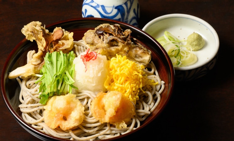 えび舞茸そば（冷）